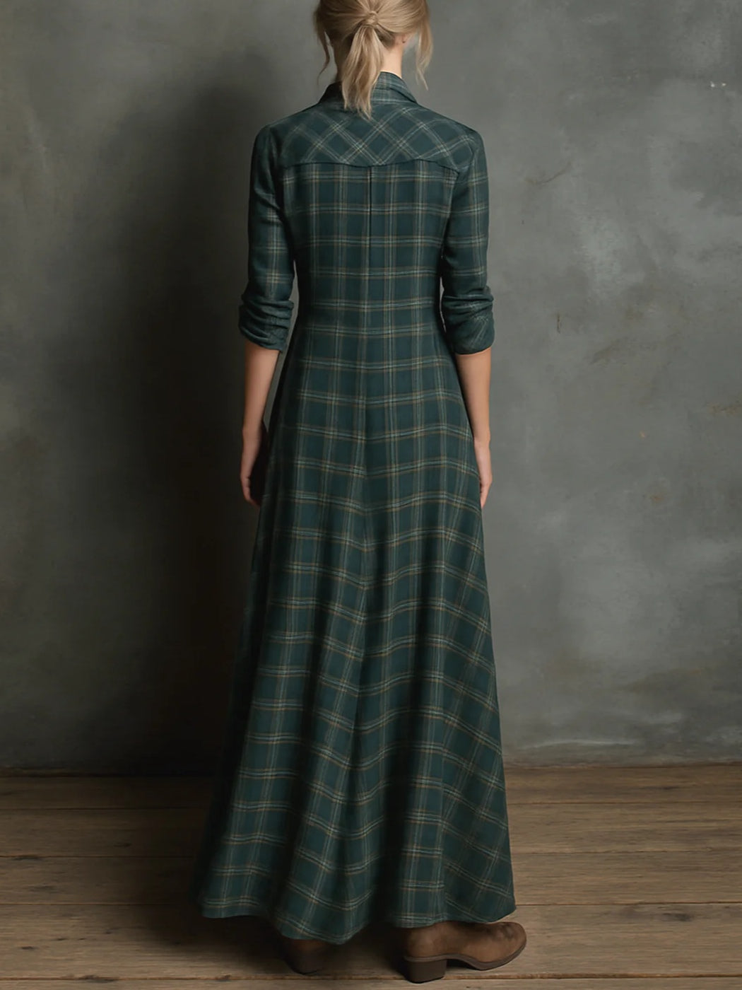 Winslet | Checked Maxi Dress