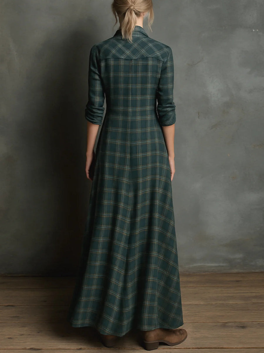 Winslet | Checked Maxi Dress