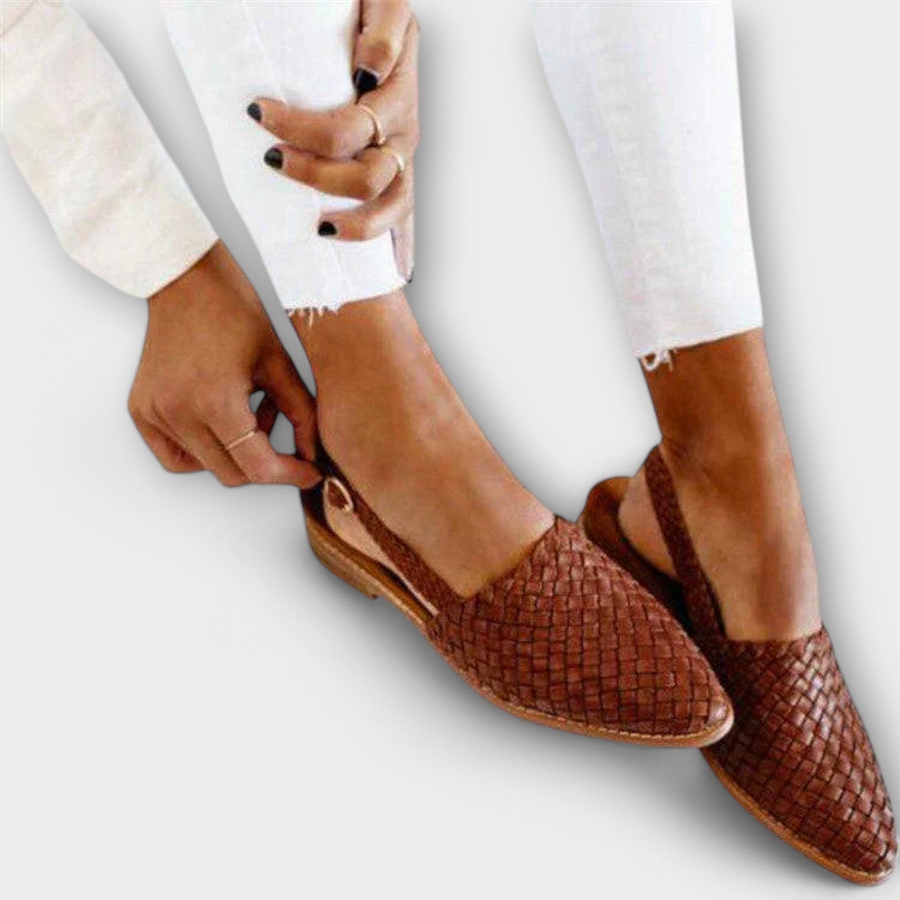Aurora™ | Elegant Woven Slingbacks