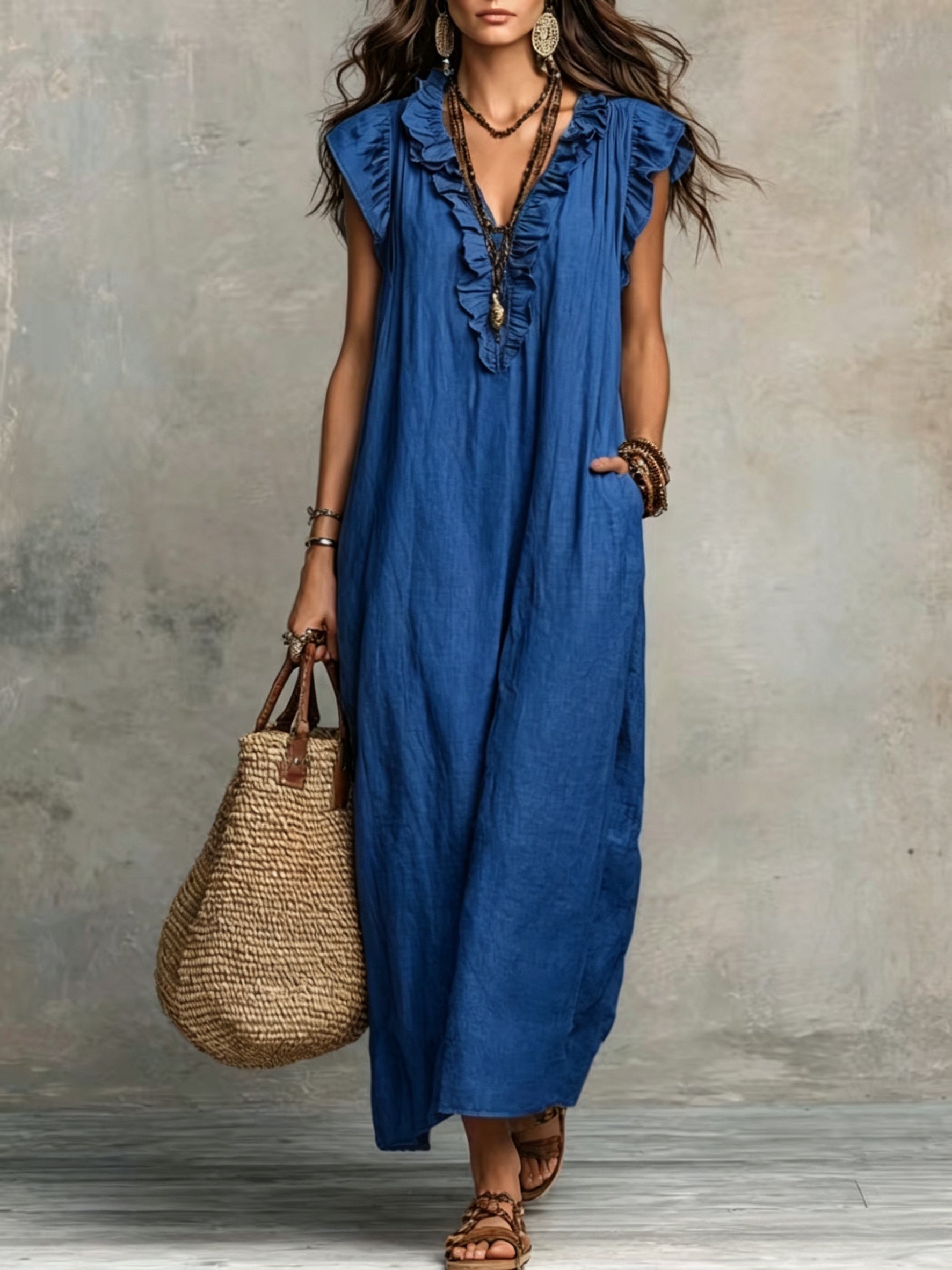 Ingrid | Relaxed Bohemian Dress