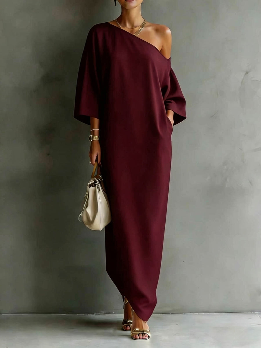 Pippa | Chic One-Shoulder Maxi Dress