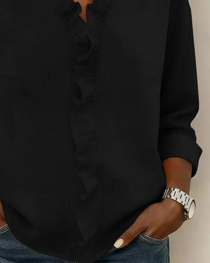 Susan | Blouse with ruffles