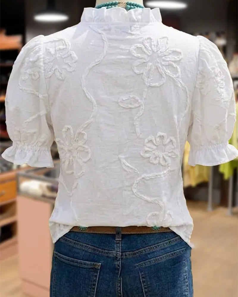 Isabella™ | Elegant Ruffle Blouse