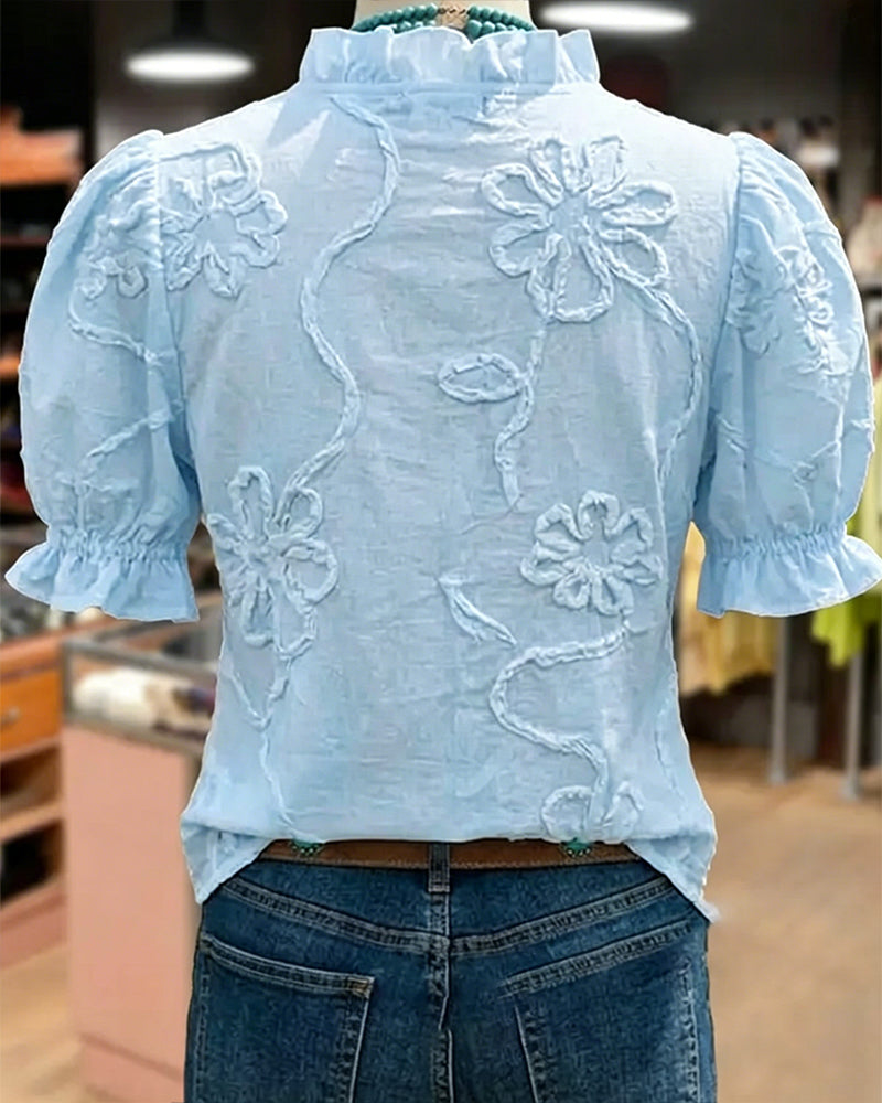 Isabella™ | Elegant Ruffle Blouse