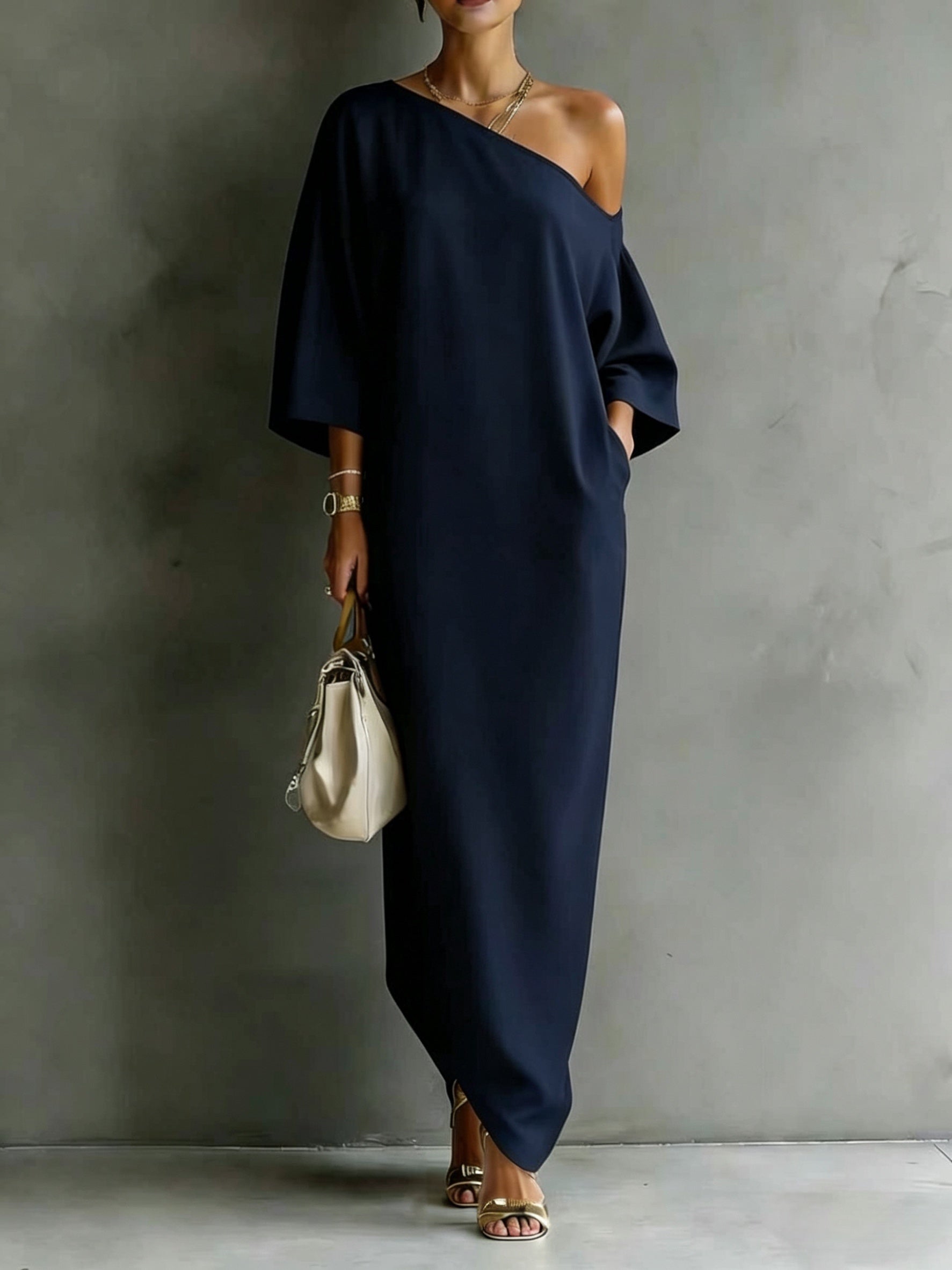 Pippa | Chic One-Shoulder Maxi Dress