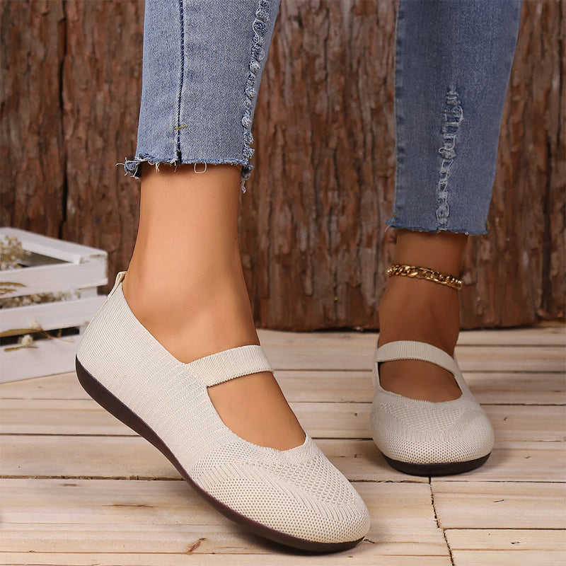 Valerie - Breathable Knit Ballet Flats