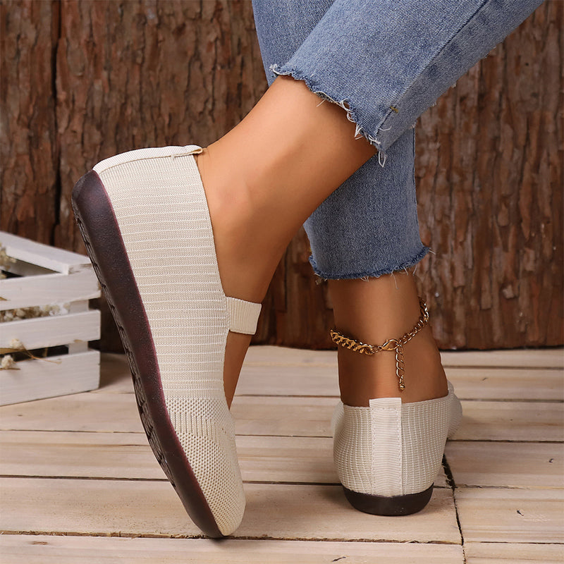 Valerie - Breathable Knit Ballet Flats