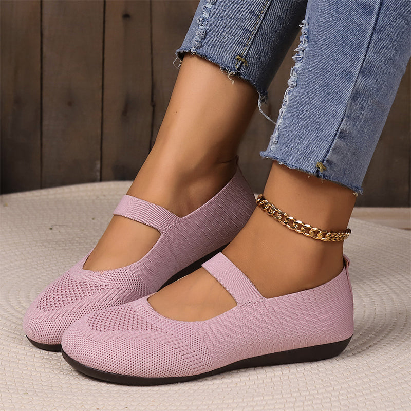 Valerie - Breathable Knit Ballet Flats