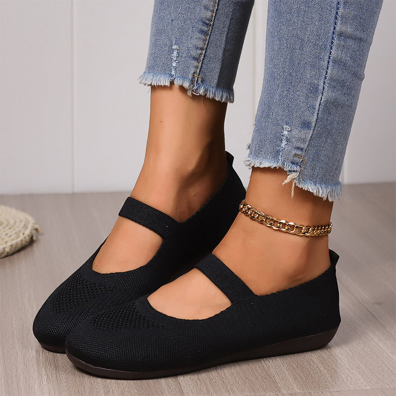 Valerie - Breathable Knit Ballet Flats
