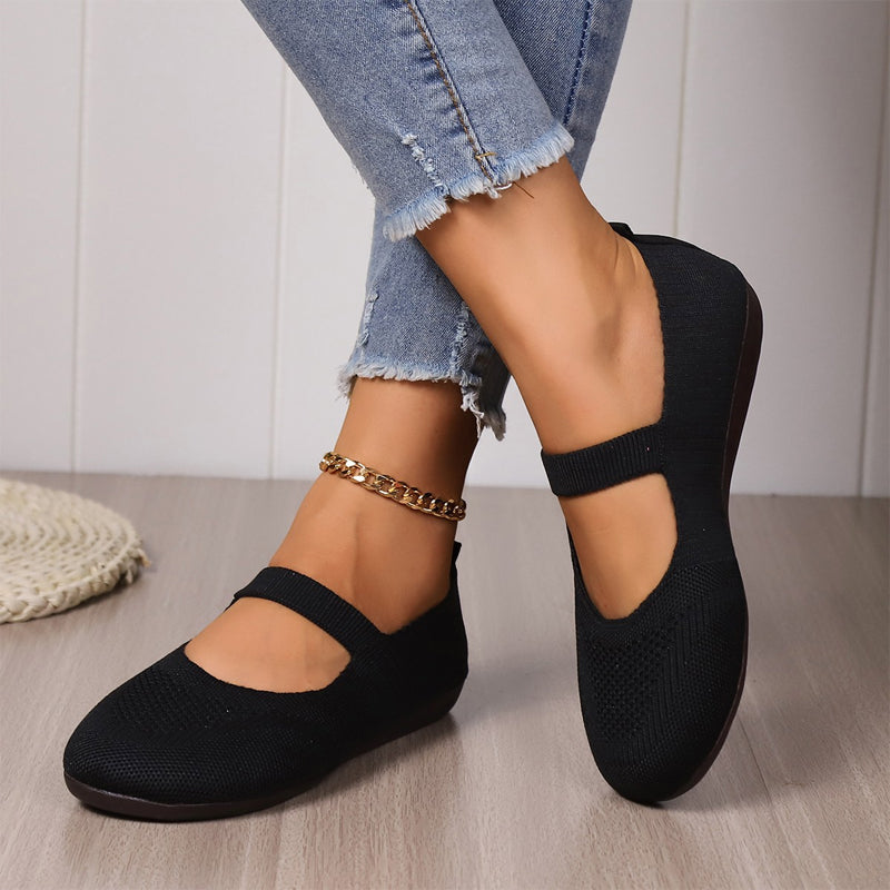 Valerie - Breathable Knit Ballet Flats