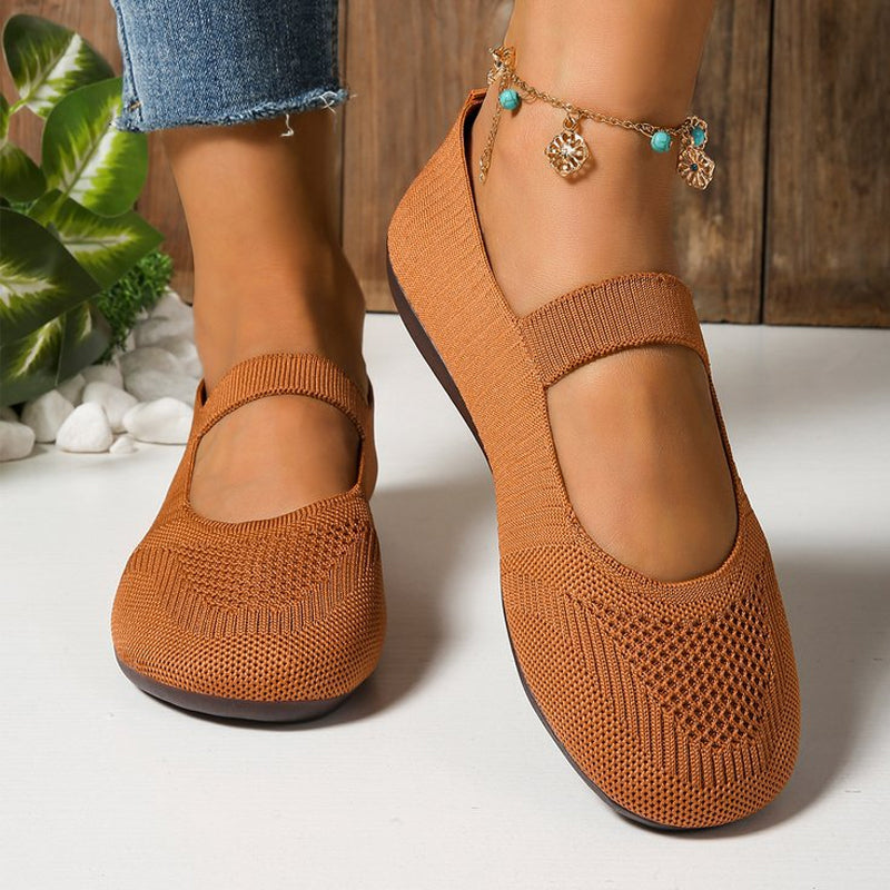 Valerie - Breathable Knit Ballet Flats
