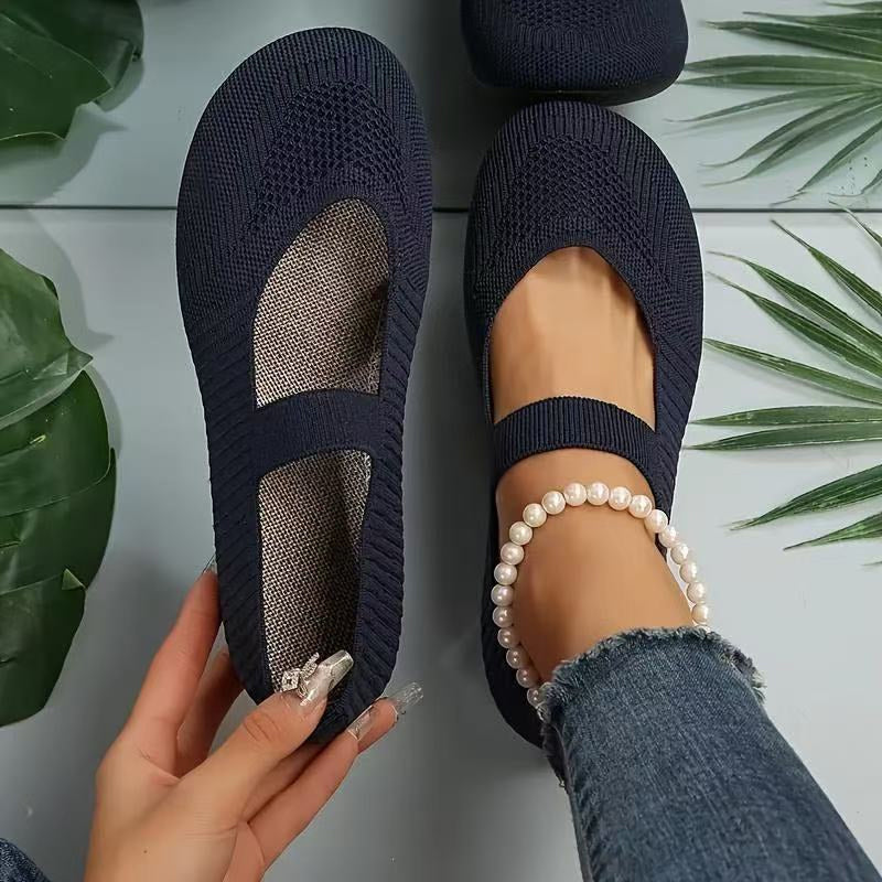 Valerie - Breathable Knit Ballet Flats